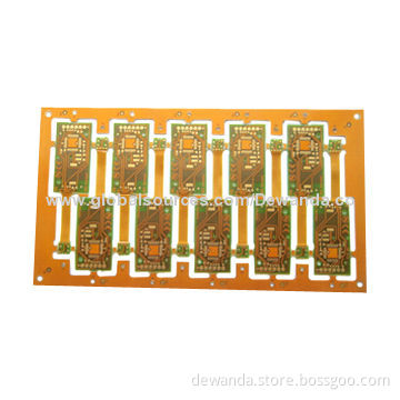 Double-sided PCB with Brown Solder Mask